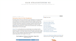 Desktop Screenshot of hair-straighteners-nz.blogspot.com