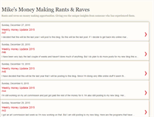 Tablet Screenshot of mikesmoneyrants.blogspot.com