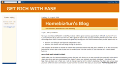 Desktop Screenshot of getrichwithease.blogspot.com