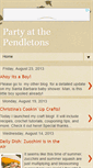 Mobile Screenshot of partyatthependletons.blogspot.com