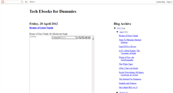 Desktop Screenshot of ebooksfordummie.blogspot.com