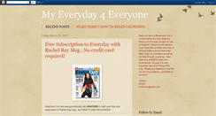 Desktop Screenshot of everyday4everyone.blogspot.com