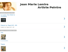 Tablet Screenshot of jeanmarielemire.blogspot.com