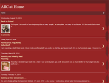 Tablet Screenshot of abcathome.blogspot.com