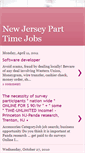 Mobile Screenshot of newjerseyparttimejobs.blogspot.com