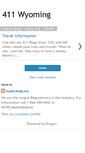 Mobile Screenshot of 411wyoming.blogspot.com