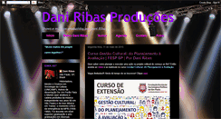 Desktop Screenshot of daniribasproducoes.blogspot.com