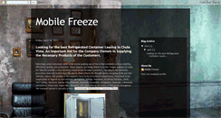 Desktop Screenshot of mobilefreeze.blogspot.com