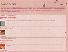 Tablet Screenshot of brecho-da-lele.blogspot.com