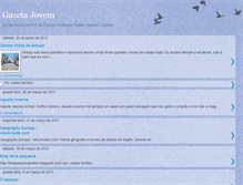 Tablet Screenshot of gazetajovem.blogspot.com