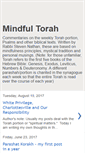 Mobile Screenshot of mindfultorah.blogspot.com