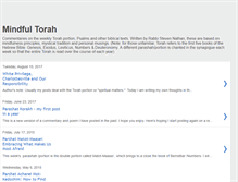 Tablet Screenshot of mindfultorah.blogspot.com