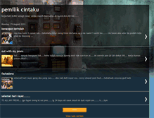 Tablet Screenshot of hikmah-pemilikcintaku.blogspot.com