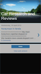 Mobile Screenshot of carresearchandreviews.blogspot.com