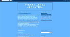 Desktop Screenshot of fuerzaaereaargentinafs.blogspot.com