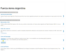 Tablet Screenshot of fuerzaaereaargentinafs.blogspot.com