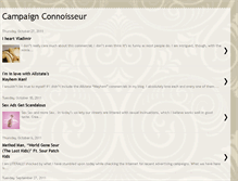 Tablet Screenshot of campaignconnoissuer.blogspot.com