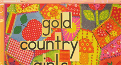 Desktop Screenshot of goldcountrygirls.blogspot.com
