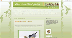 Desktop Screenshot of birdscrossstitchgallery.blogspot.com