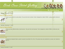 Tablet Screenshot of birdscrossstitchgallery.blogspot.com