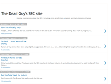 Tablet Screenshot of deadguysecpicks.blogspot.com