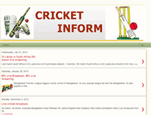 Tablet Screenshot of cricketinform.blogspot.com