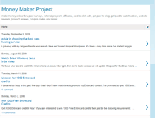 Tablet Screenshot of moneymakerproject.blogspot.com