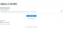 Tablet Screenshot of bibliaesword.blogspot.com