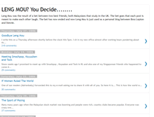Tablet Screenshot of lengmou.blogspot.com