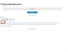 Tablet Screenshot of frizzyunderthecover.blogspot.com