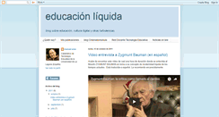 Desktop Screenshot of educacionliquida.blogspot.com