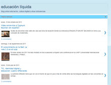 Tablet Screenshot of educacionliquida.blogspot.com