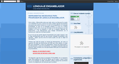 Desktop Screenshot of lenguajeensambladorporwilliams.blogspot.com