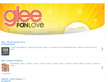 Tablet Screenshot of gleefanlovecddvd.blogspot.com