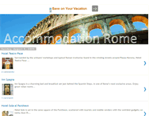 Tablet Screenshot of accommodationrome.blogspot.com