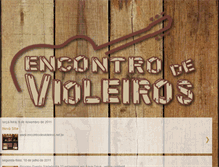 Tablet Screenshot of encontrodevioleiros.blogspot.com