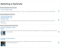 Tablet Screenshot of marketing-karlsruhe.blogspot.com