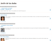 Tablet Screenshot of jardindelasdudas.blogspot.com