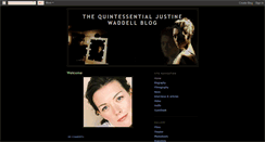 Desktop Screenshot of justinewaddell.blogspot.com