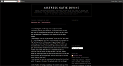 Desktop Screenshot of ladydivine.blogspot.com