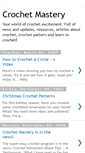 Mobile Screenshot of crochetingmastery.blogspot.com