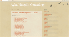 Desktop Screenshot of hueglingenealogy.blogspot.com