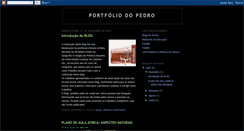 Desktop Screenshot of pedroportifolio.blogspot.com