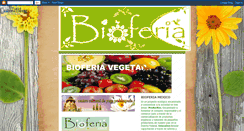 Desktop Screenshot of bioferiavegetariana.blogspot.com