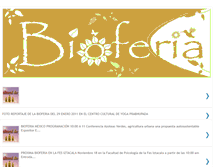 Tablet Screenshot of bioferiavegetariana.blogspot.com