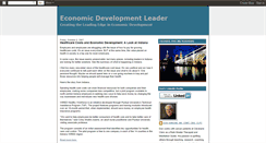 Desktop Screenshot of econdevleader.blogspot.com