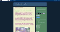 Desktop Screenshot of amodernlibertarian.blogspot.com