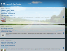 Tablet Screenshot of amodernlibertarian.blogspot.com