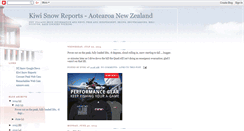 Desktop Screenshot of nzsnow.blogspot.com