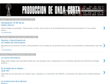 Tablet Screenshot of producciondeondacorta.blogspot.com